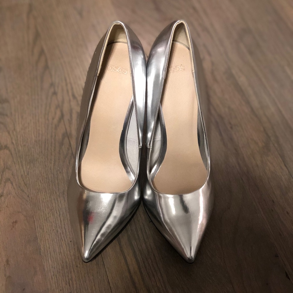 ASOS silver pumps - Picture 3 of 9